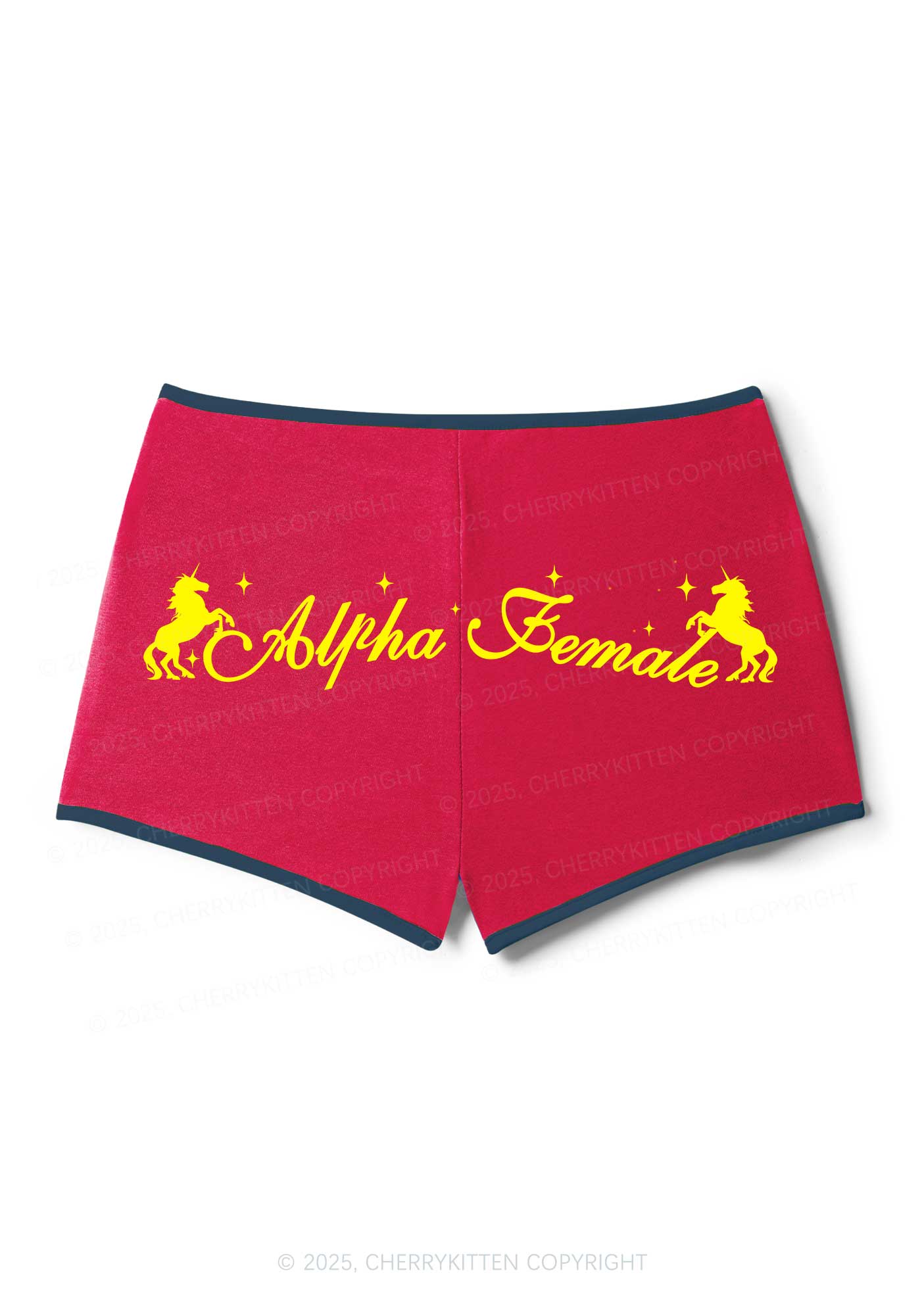 Alpha Female Y2K Booty Shorts Cherrykitten