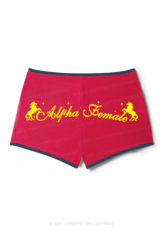 Alpha Female Y2K Booty Shorts Cherrykitten