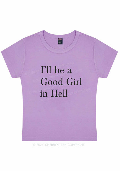 Good Girl In Hell Y2K Baby Tee Cherrykitten