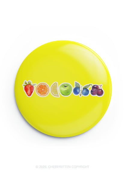 Six Fruity Pride 1Pc Y2K Pin Badge Cherrykitten