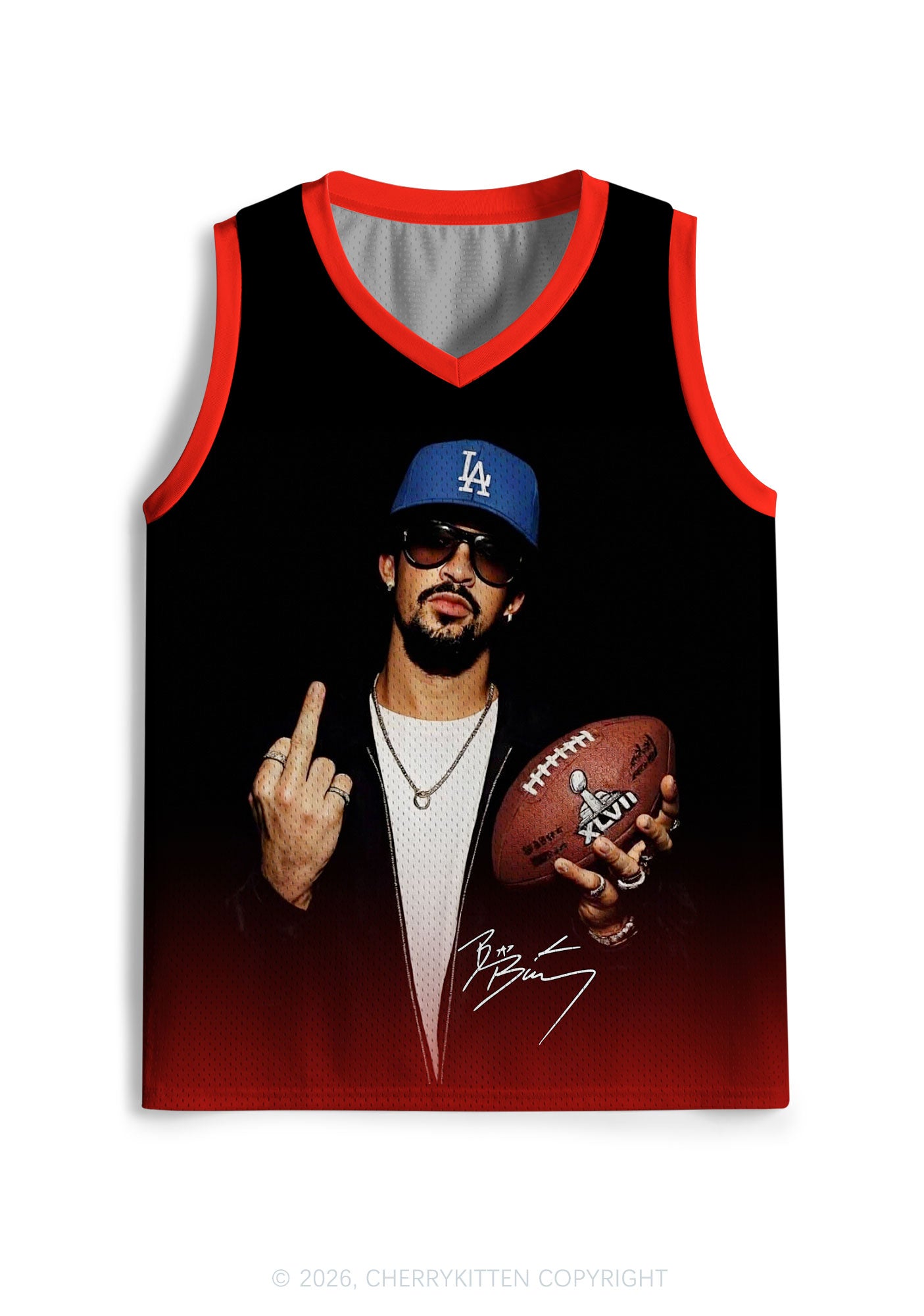 Retro Black Football Y2K Sport Jersey Tank Cherrykitten