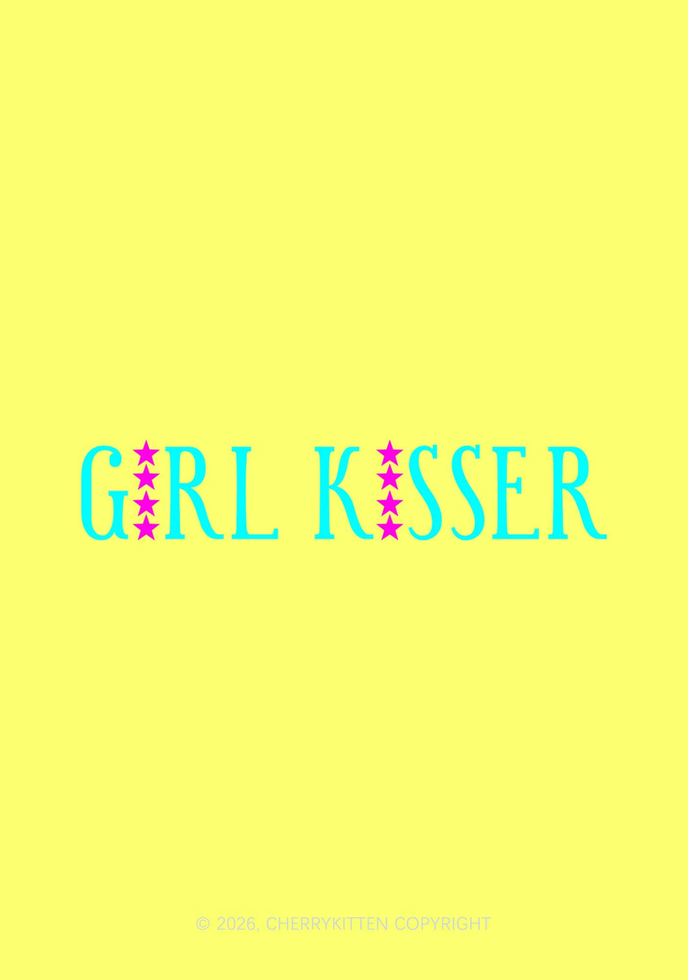 Yellow Girl Kisser Pride 1Pc Y2K Pin Badge Cherrykitten