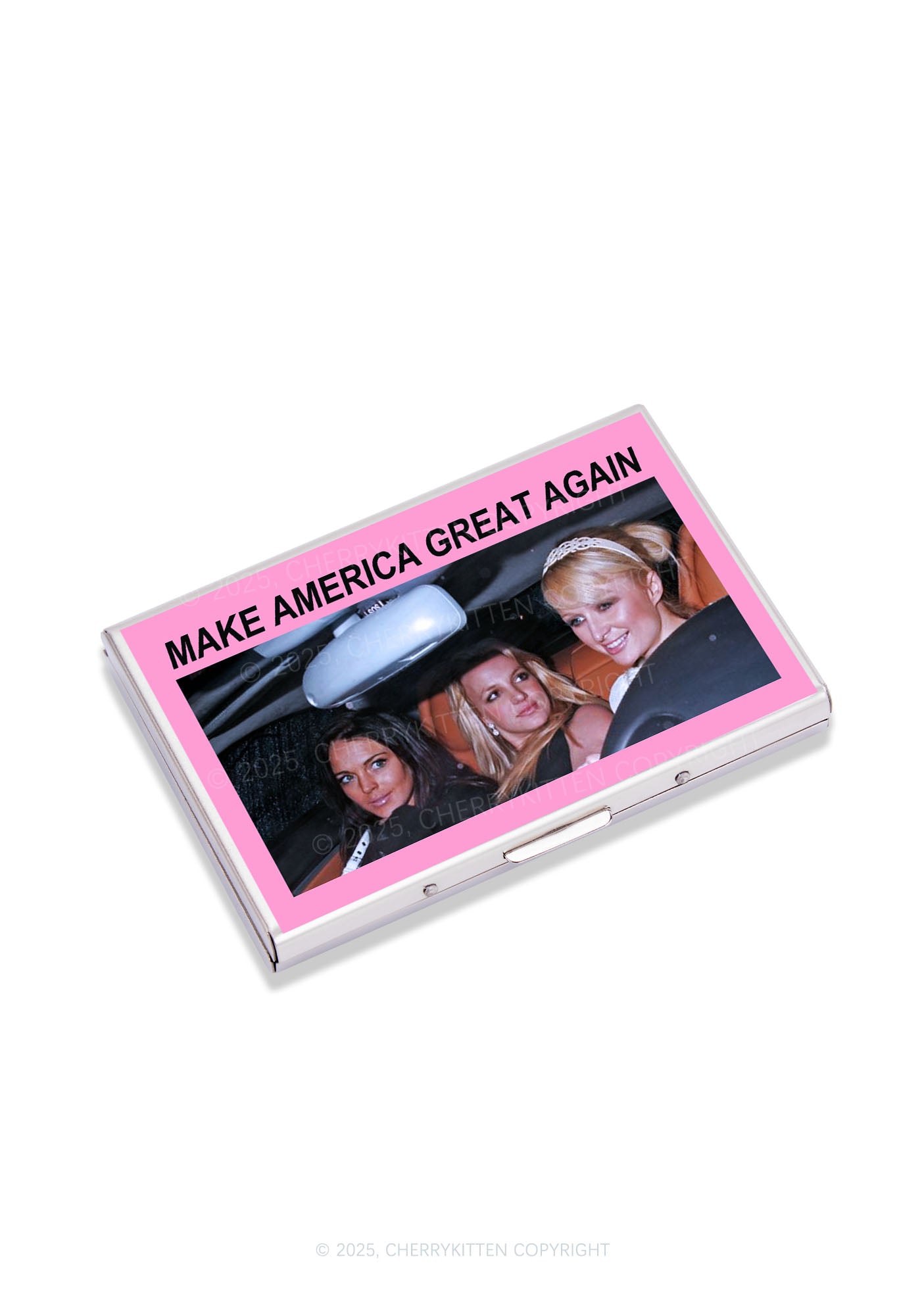 Make America Great Again Y2K Mirror Cigarette Case Cherrykitten