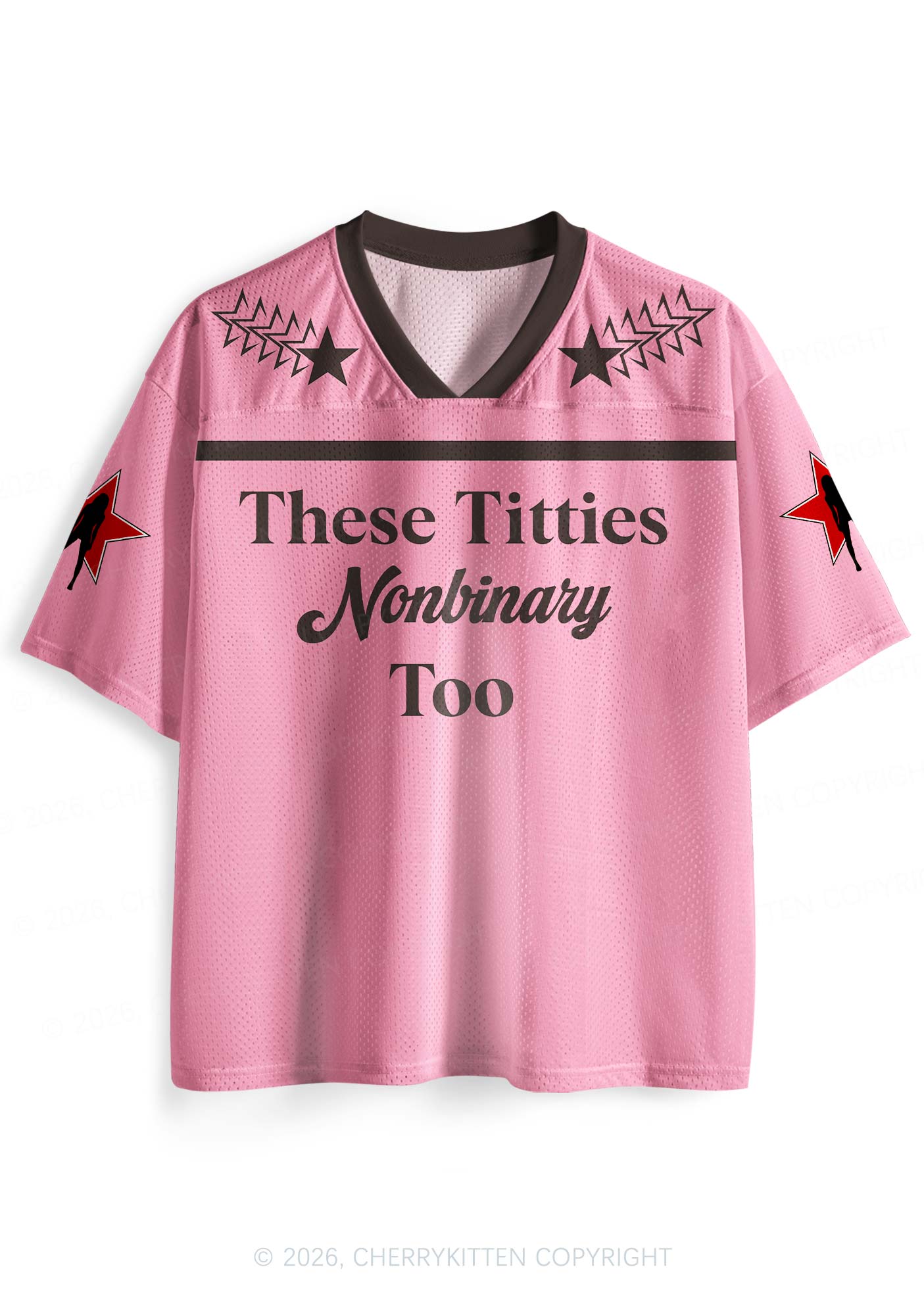 These Txtties Nonbinary Too Pride Y2K Sport Jersey Shirts Cherrykitten