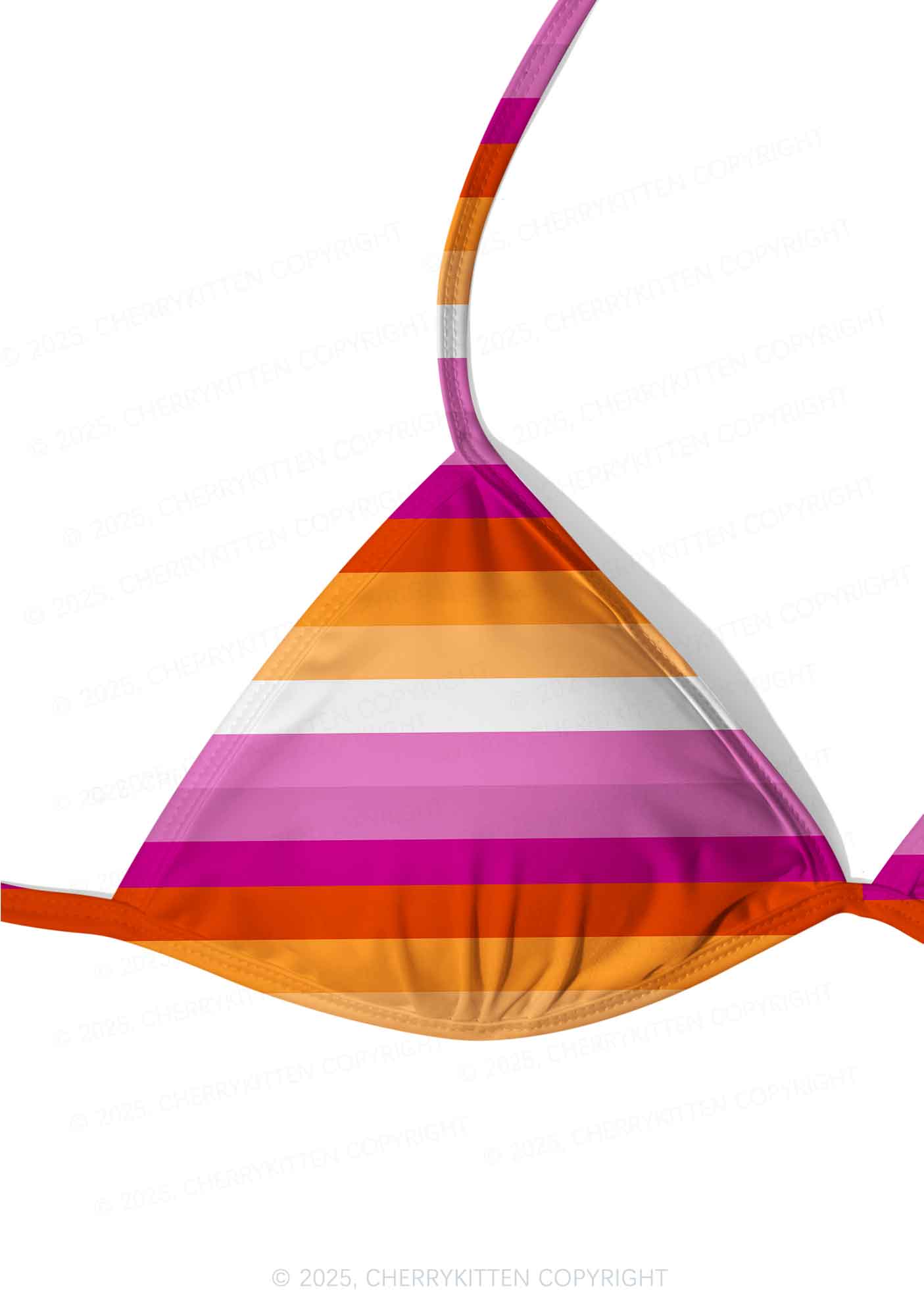 Lesbian Pride Y2K Print Bikini Set Cherrykitten