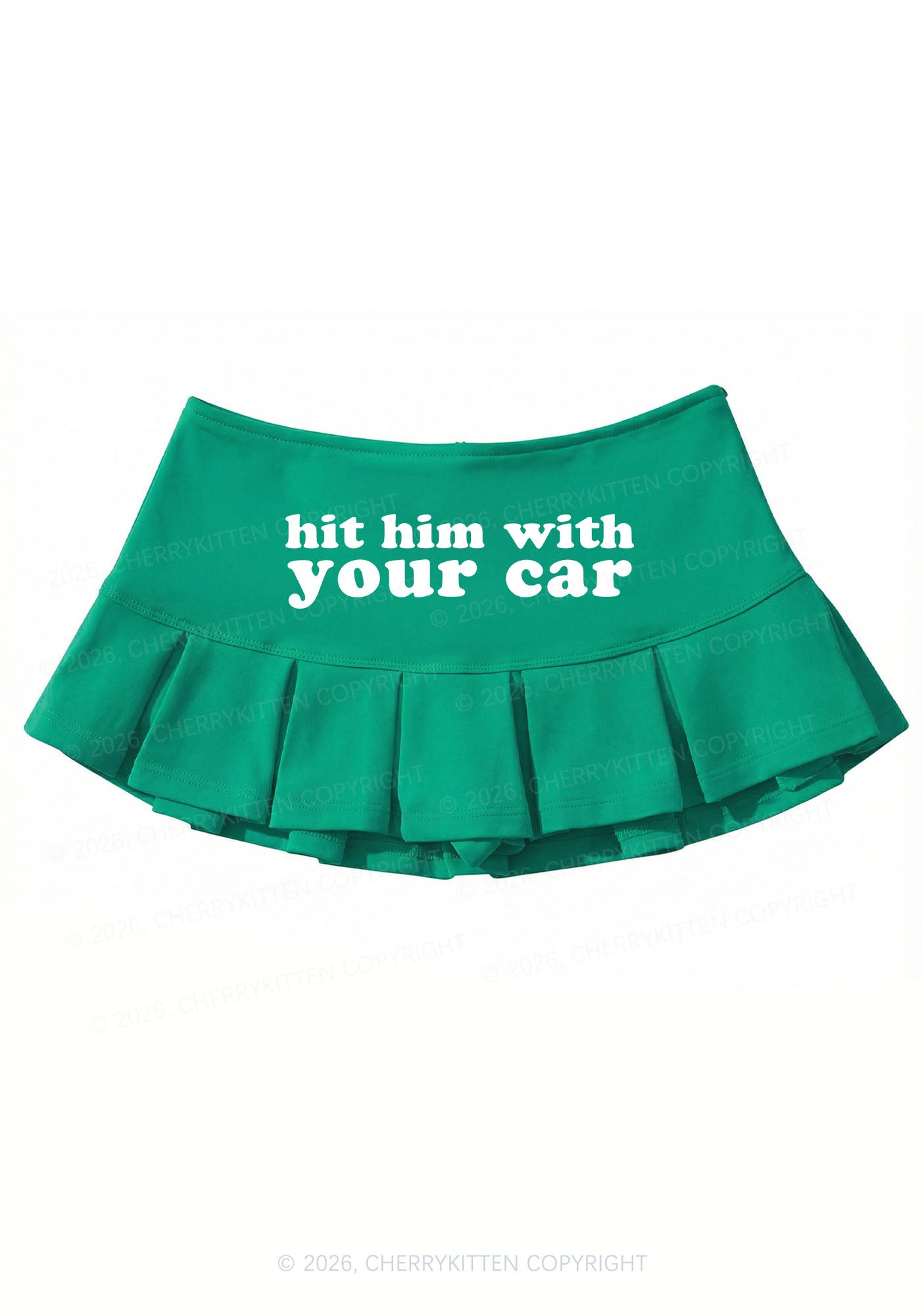 Hit Him Y2K Mini Pleated Skirts Cherrykitten