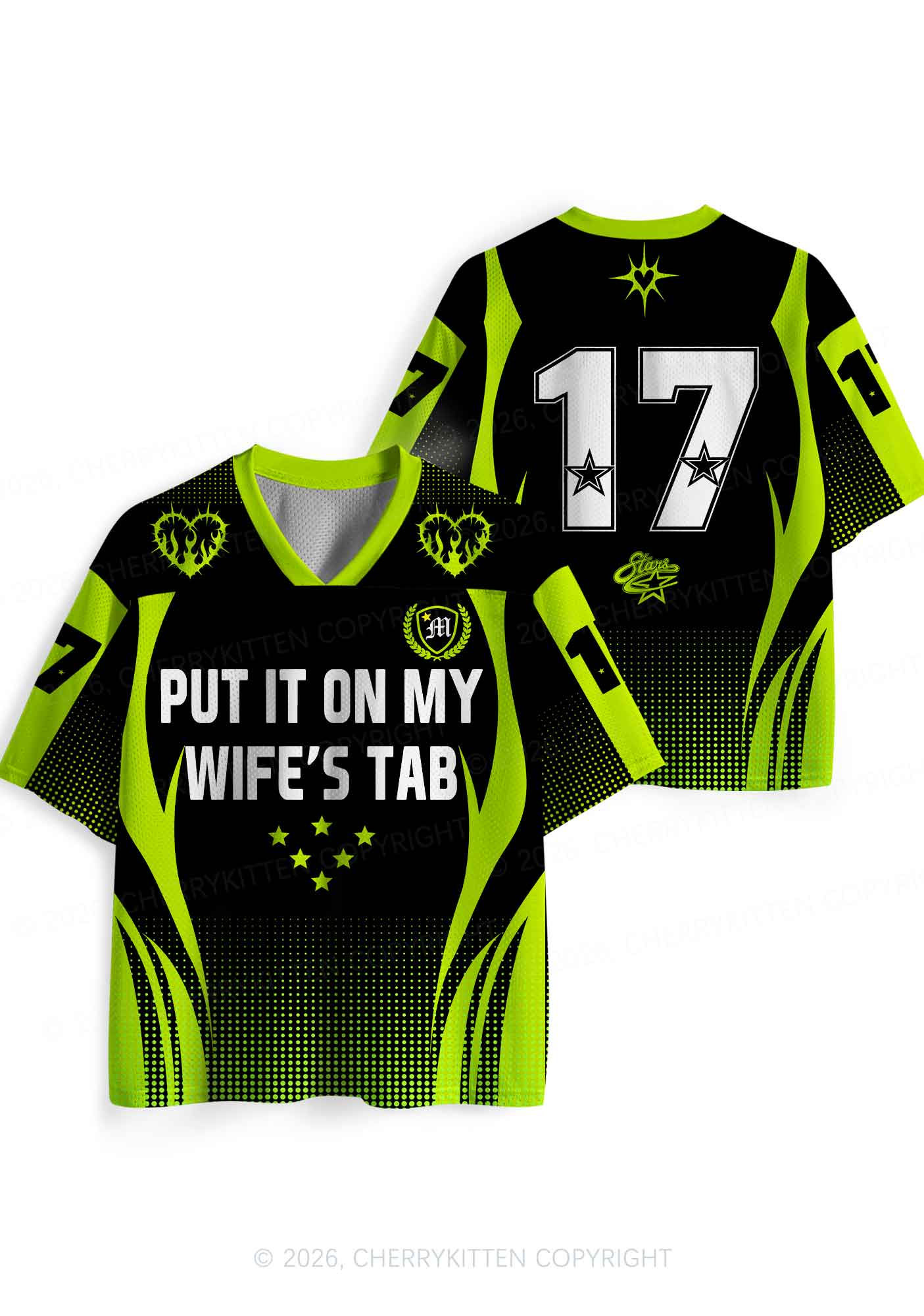 Put It On My Wifes Tab Pride Y2K Sport Jersey Shirts Cherrykitten