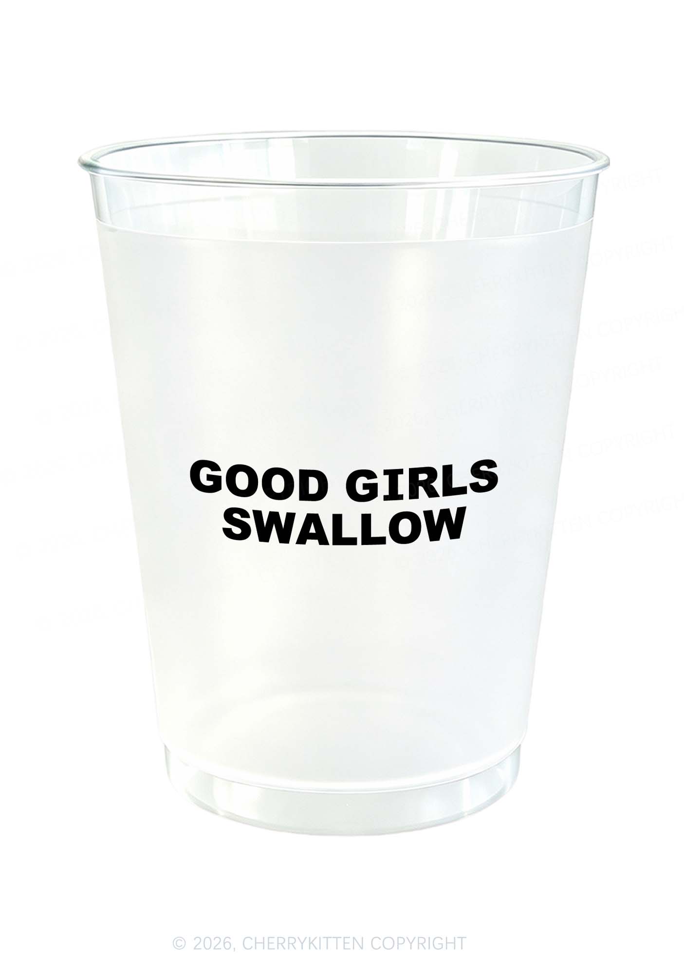 Good Girls Swallow Y2K Plastic Cup Cherrykitten