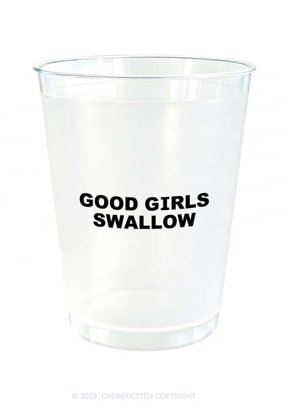 Good Girls Swallow Y2K Plastic Cup Cherrykitten