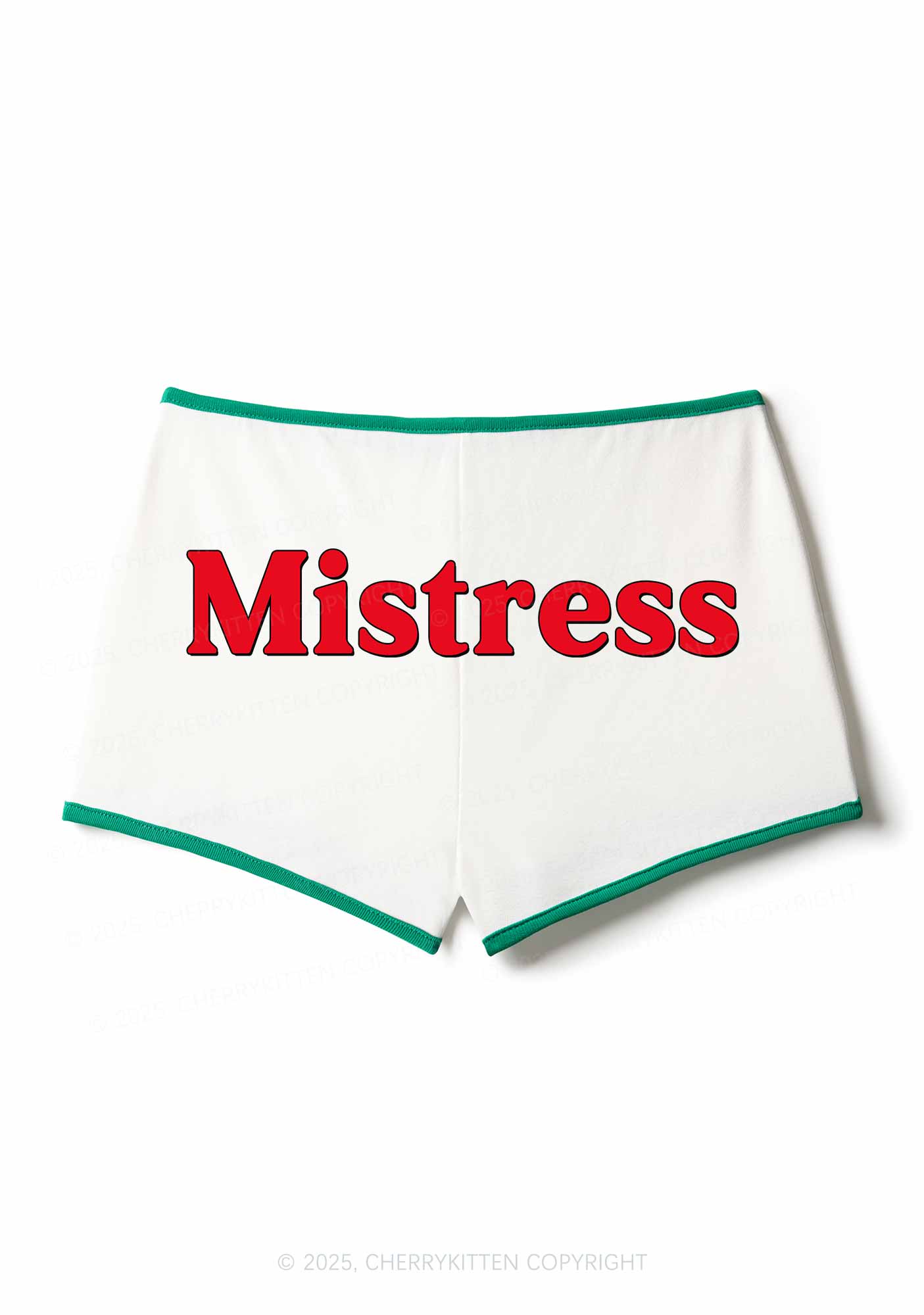 Mistress Y2K Booty Shorts Cherrykitten