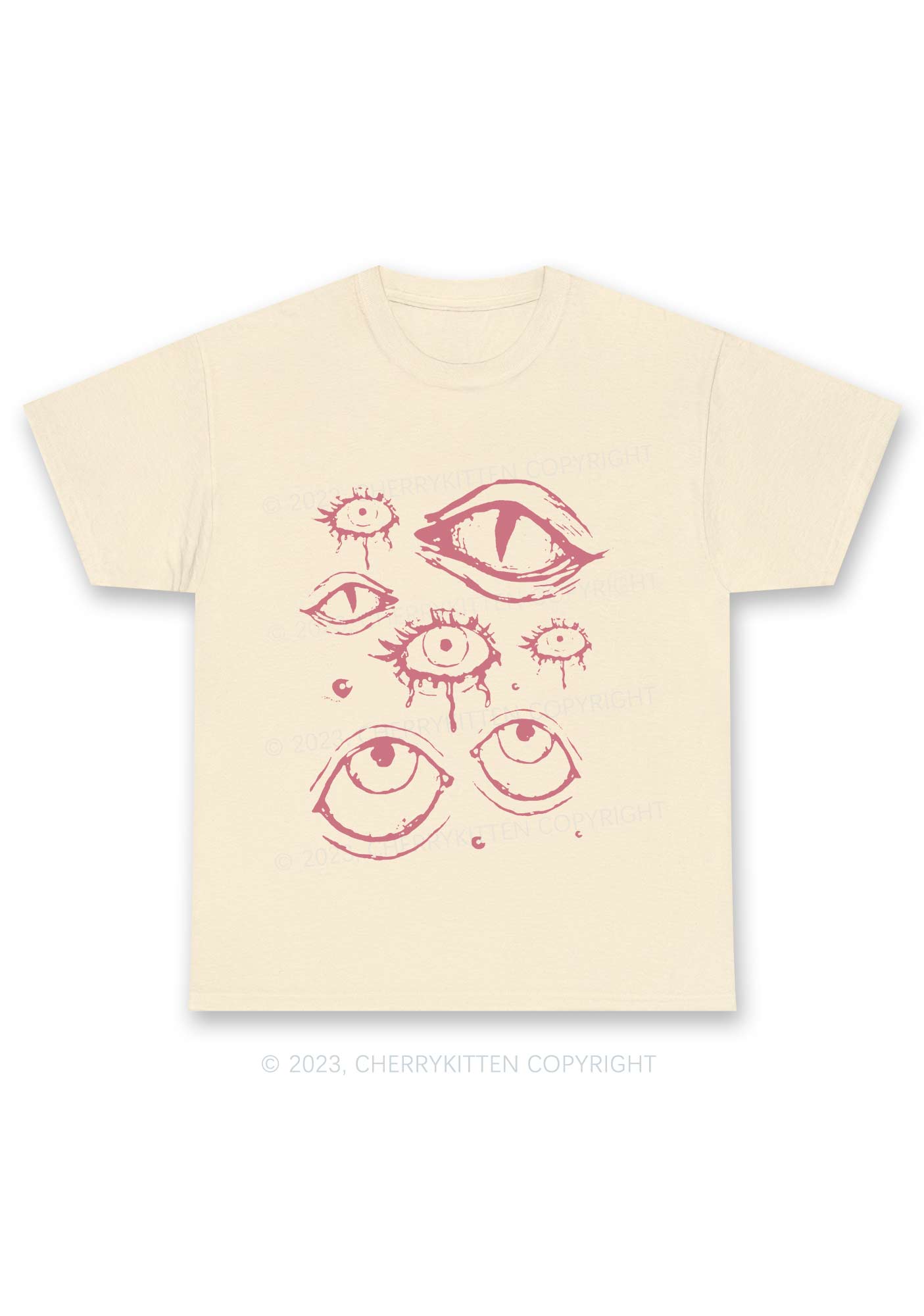 The Eyes Chunky Shirt Cherrykitten