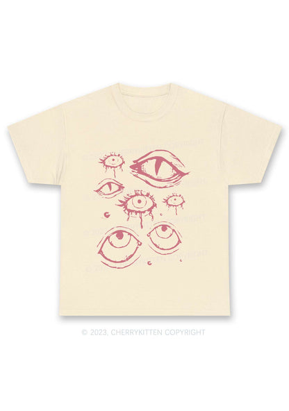 The Eyes Chunky Shirt Cherrykitten