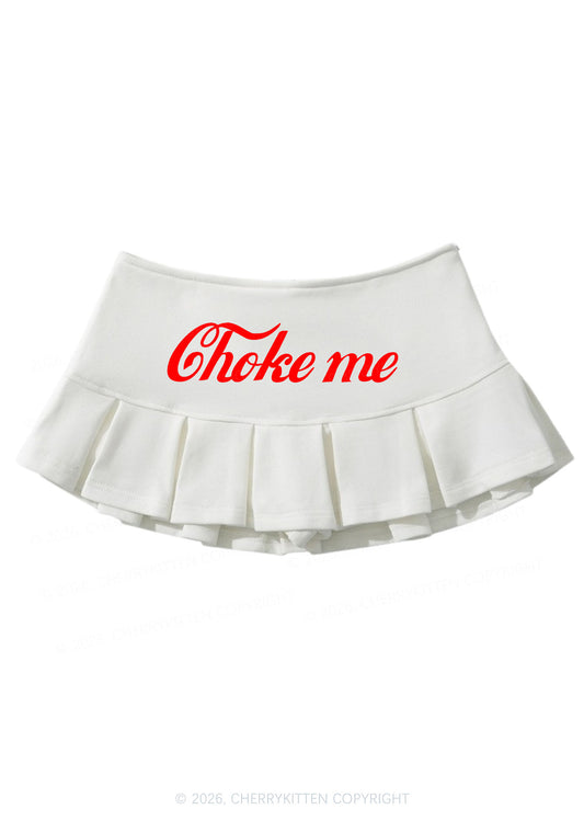 Choke Me Y2K Mini Pleated Skirts Cherrykitten