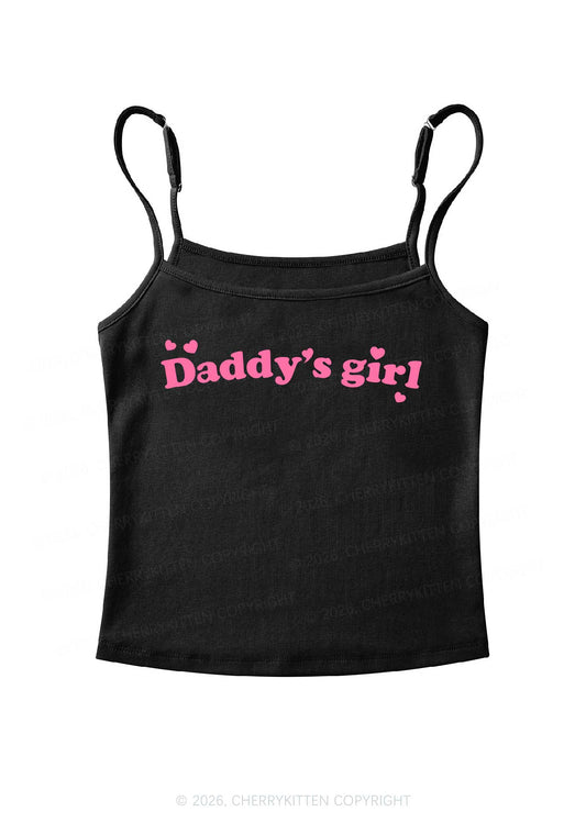 Daddys Girl Valentine's Day Y2K Spaghetti Strap Cami Cherrykitten