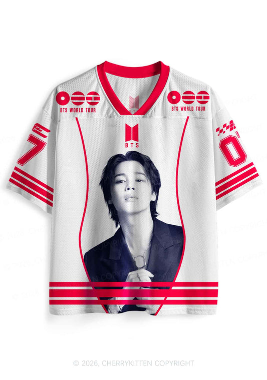 Kpop Black Suit Boy Y2K Sport Jersey Shirts Cherrykitten