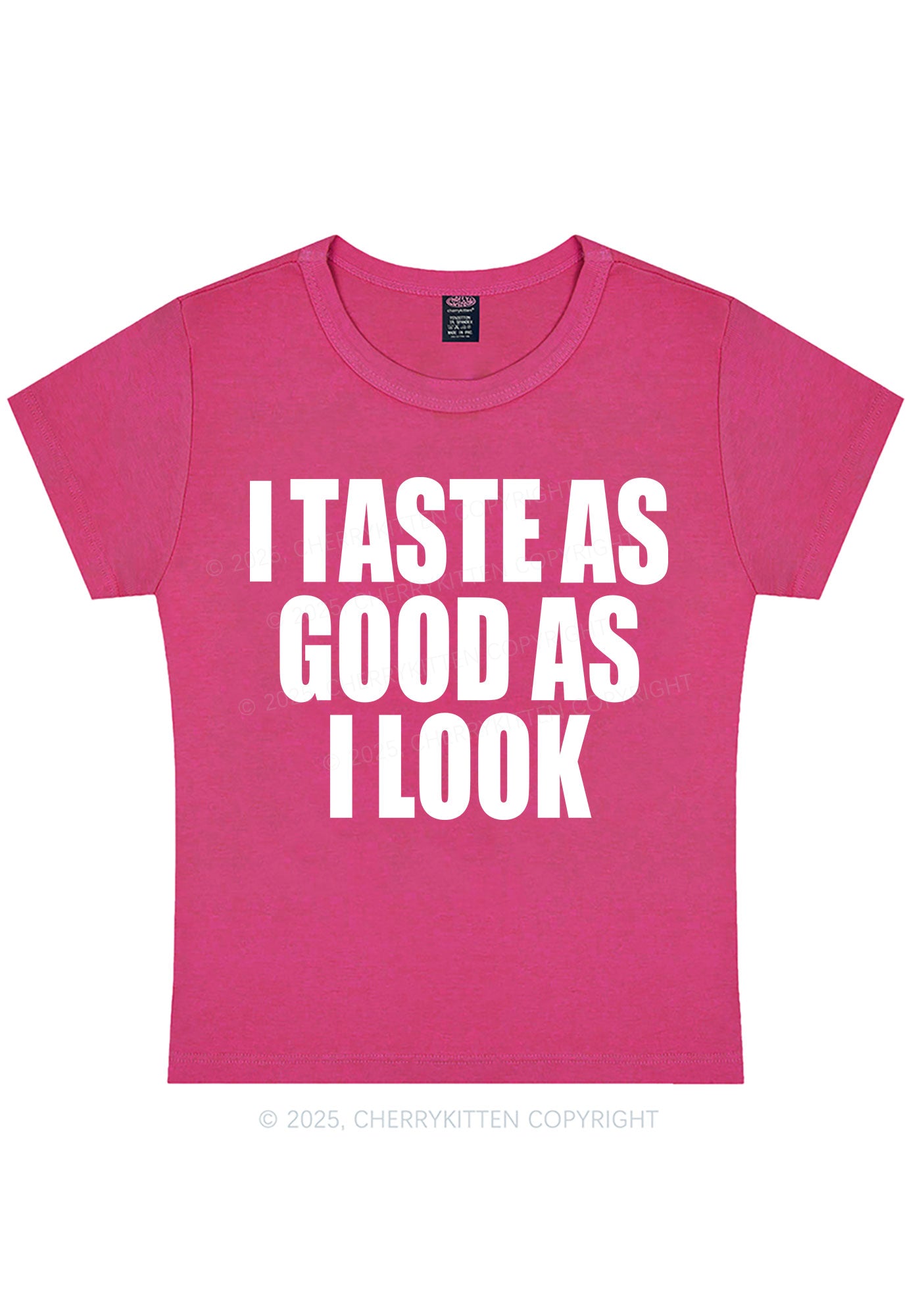 Curvy Taste Good Y2K Baby Tee Cherrykitten