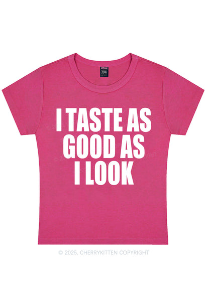 Curvy Taste Good Y2K Baby Tee Cherrykitten