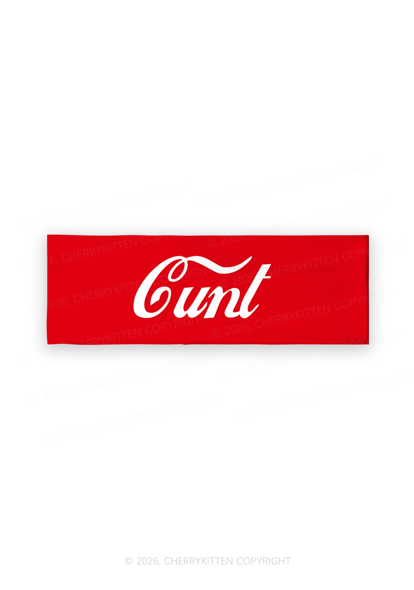 Special Cxxt Y2K Print Headband Cherrykitten