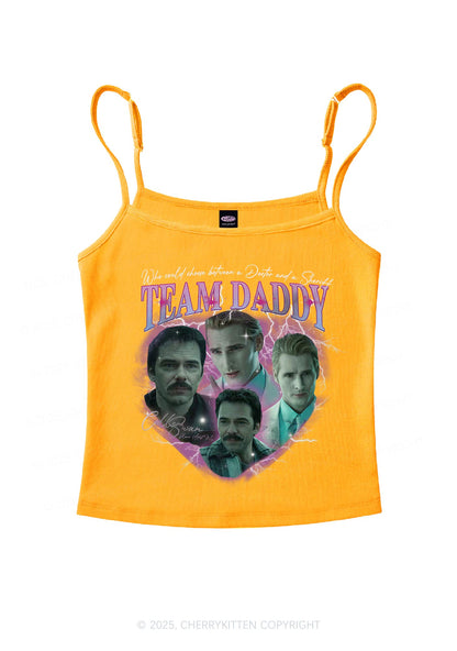 Team Daddy Y2K Spaghetti Strap Cami Cherrykitten
