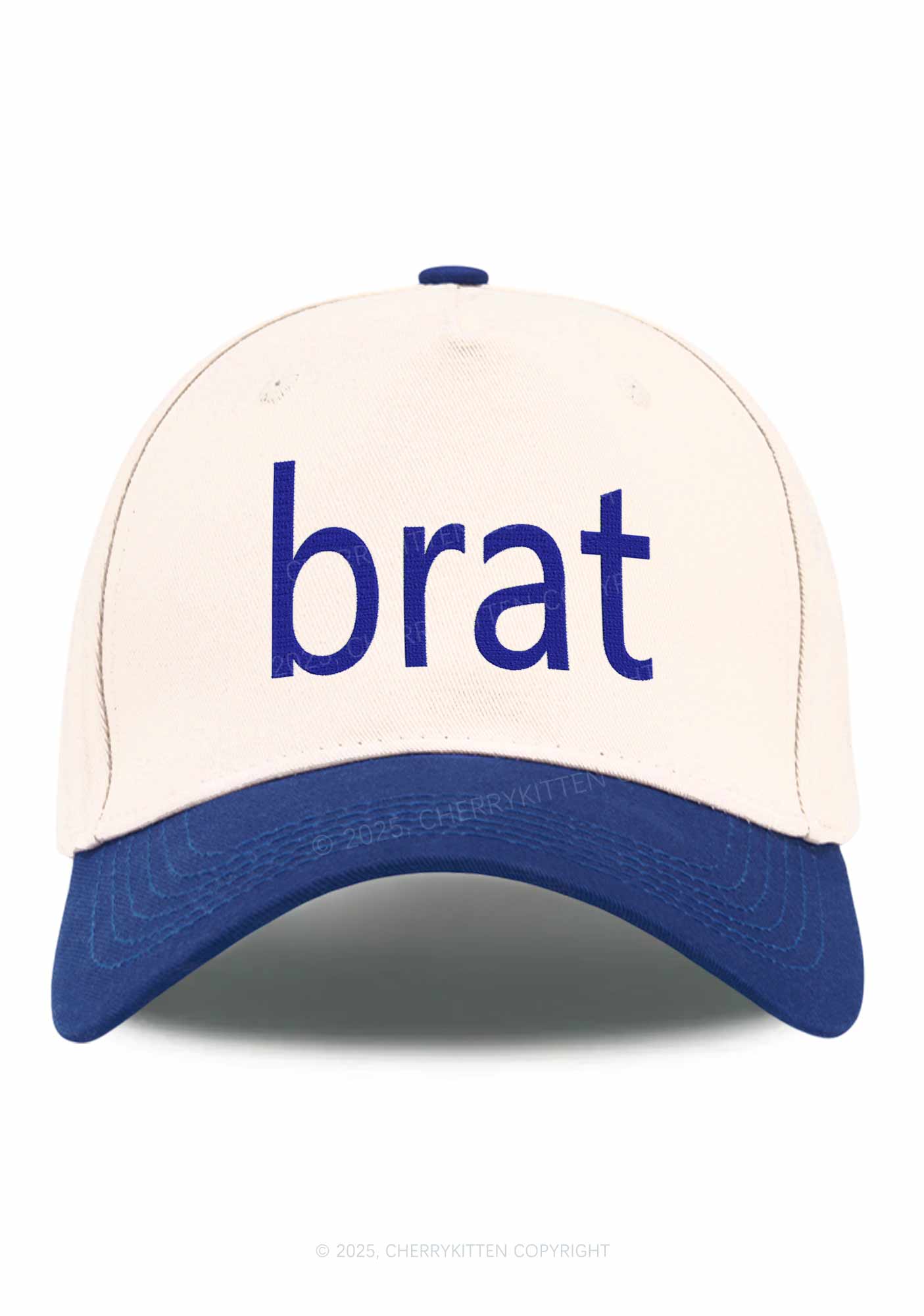 Green Brat Y2K Color Block Baseball Cap Cherrykitten