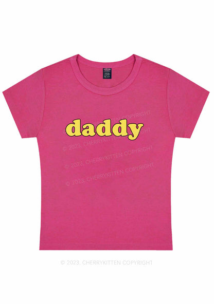 Just Daddy Y2K Baby Tee Cherrykitten