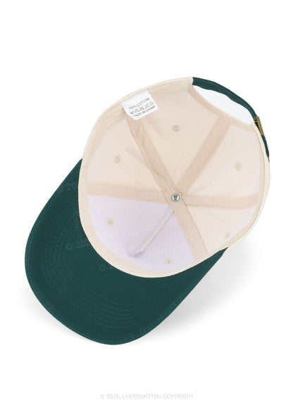 Embroidered Rainbow Goose Pride Y2K Color Block Baseball Cap Cherrykitten