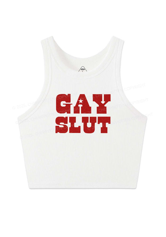 Gay Slxt Pride Y2K Crop Tank Top Cherrykitten