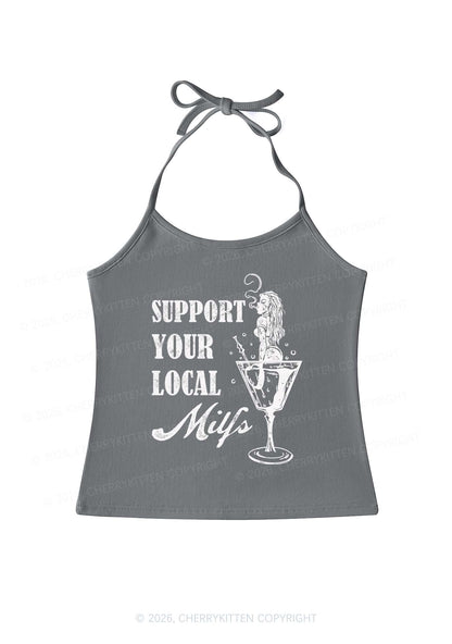 Your Local Mxxf Y2K Halter Neck Cami Cherrykitten