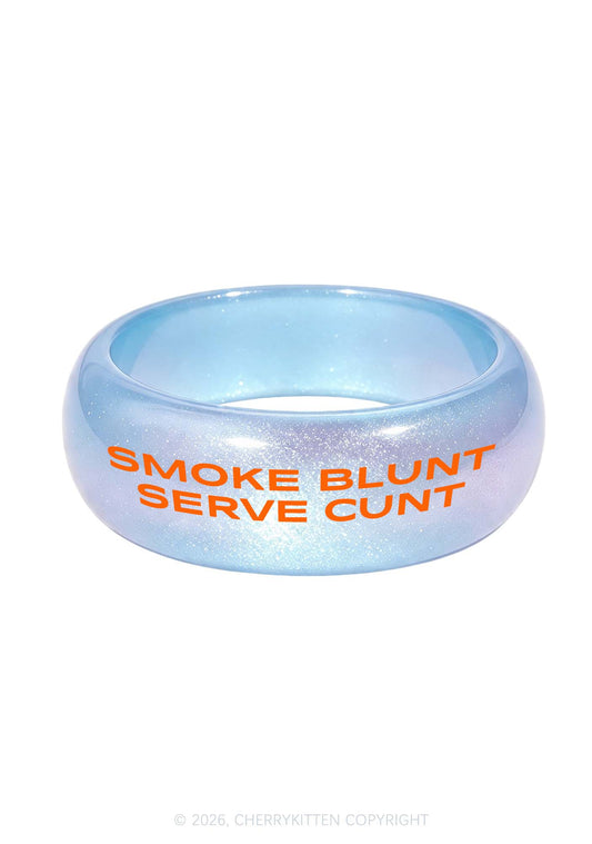 Smoke Blunt Y2K Cuff Bangle Cherrykitten