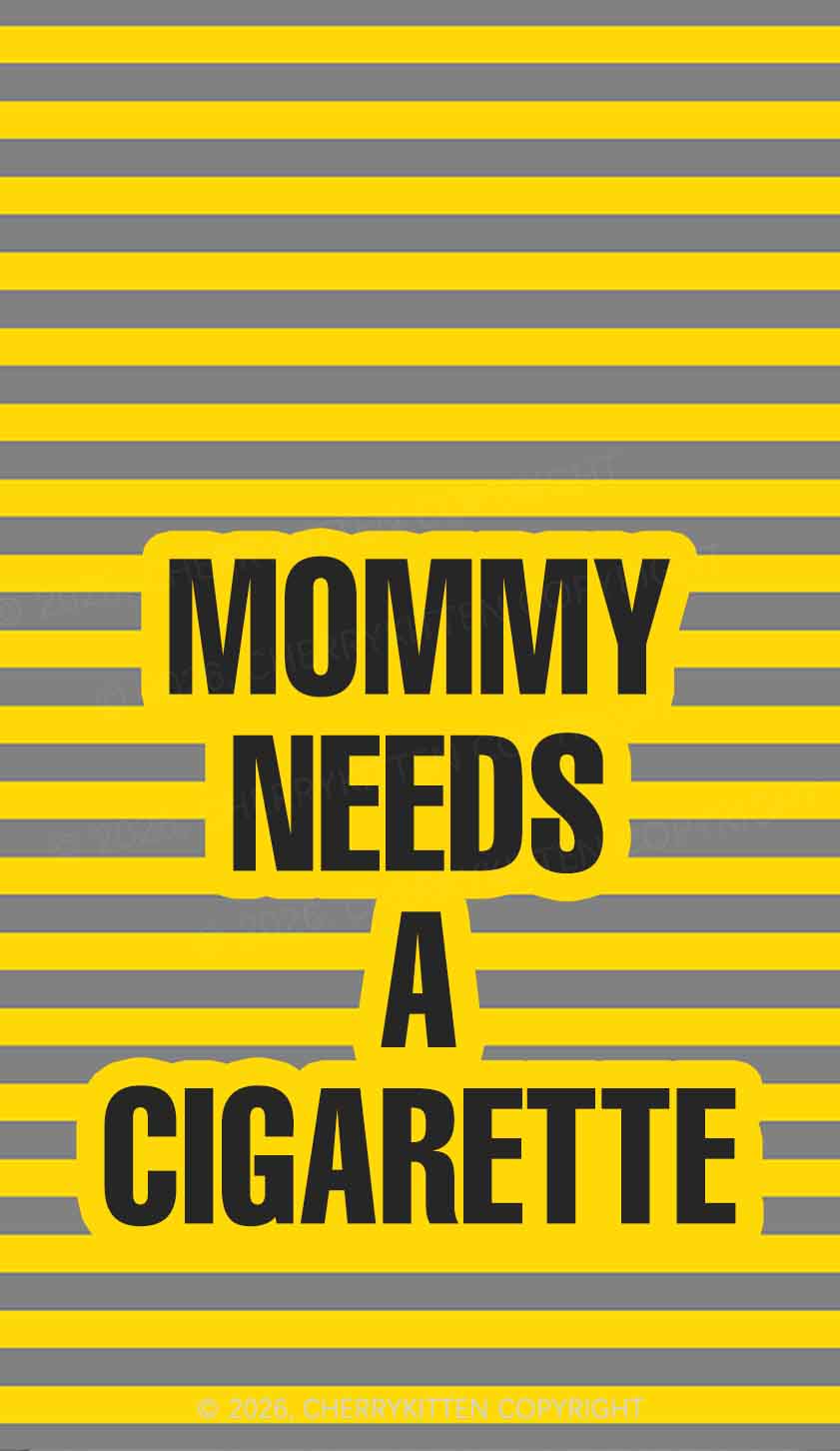 Mommy Needs A Cigarette Y2K Phone Case Cherrykitten