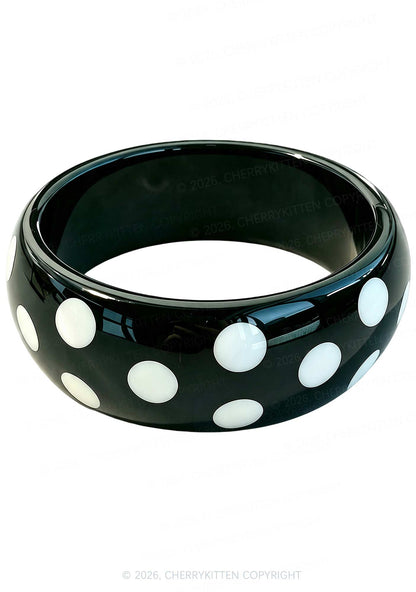 Candy Color Polka Dots Y2K Cuff Bangle Cherrykitten