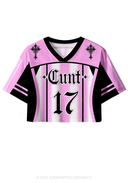 Custom Gothic Cxxt Y2K Crop Sport Jersey Shirts Cherrykitten
