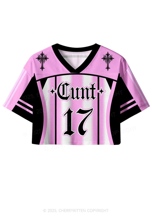 Custom Gothic Cxxt Y2K Crop Sport Jersey Shirts Cherrykitten