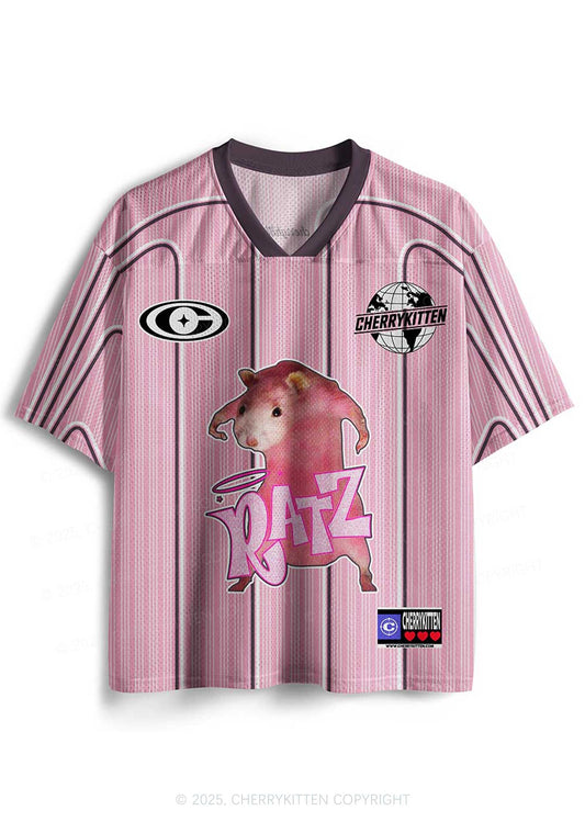 Custom Pink Ratz Y2K Sport Jersey Shirts Cherrykitten