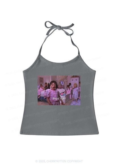 Boys Ugh Y2K Halter Neck Cami Cherrykitten