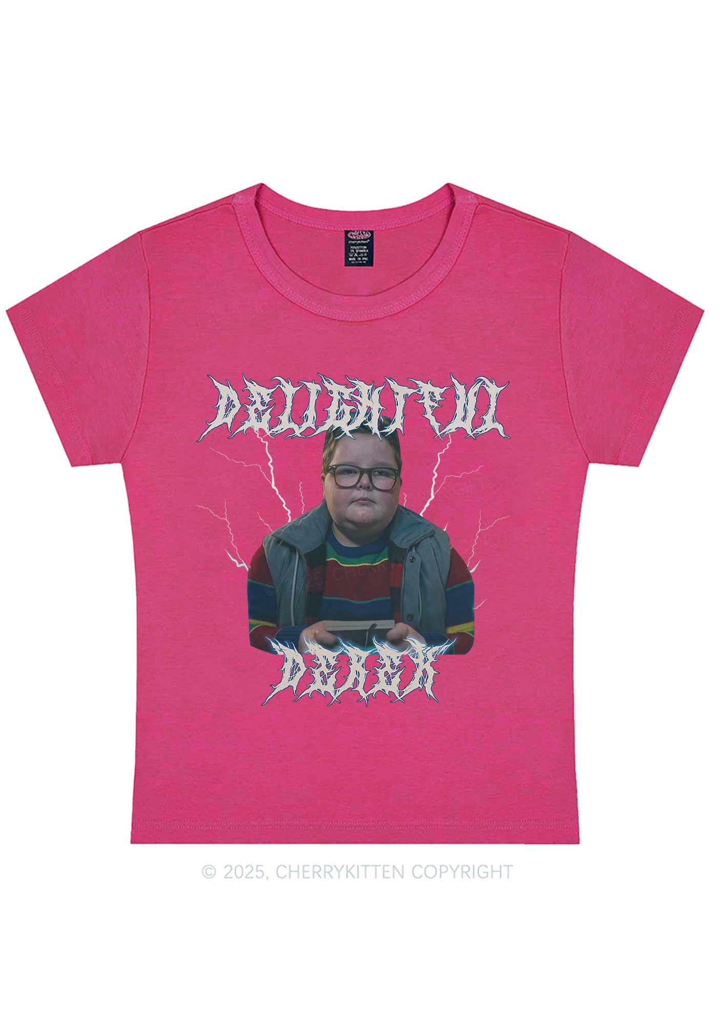 Delightful Boy Y2K Baby Tee Cherrykitten