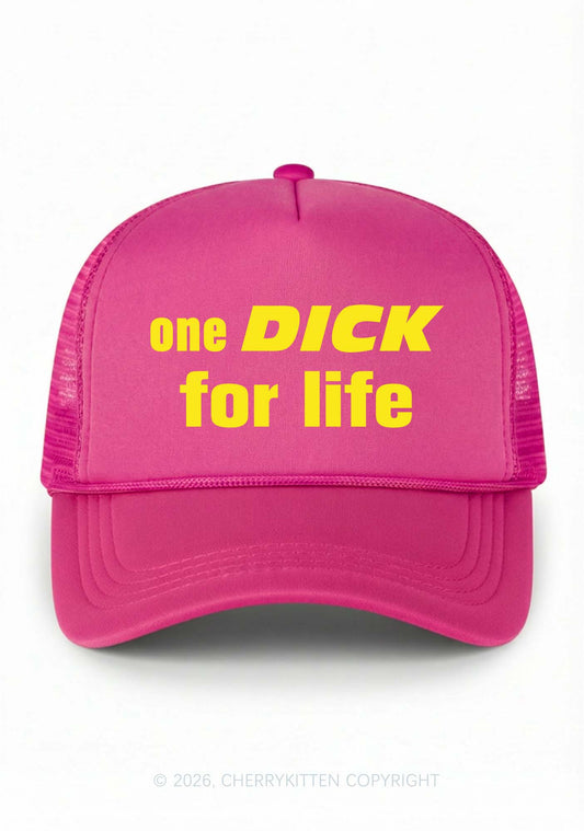 One Dxxk For Life Y2K Trucker Hat Cherrykitten
