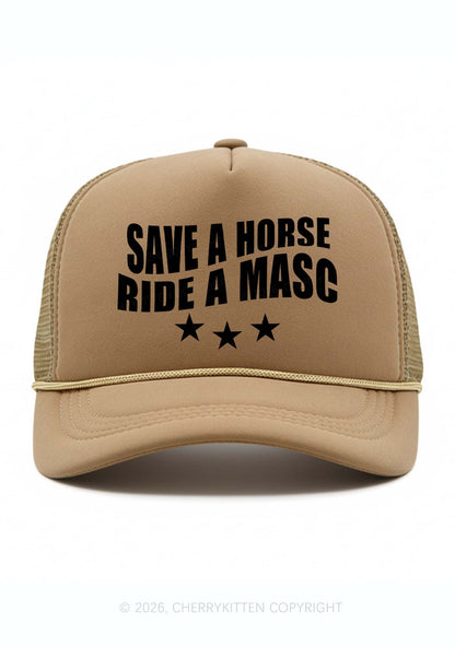 Ride A Masc Pride Y2K Trucker Hat Cherrykitten