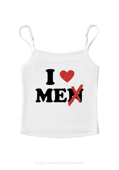 Love Me Not Men Y2K Spaghetti Strap Cami Cherrykitten