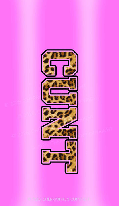 Leopard Cxxt On Pink Y2K Phone Case Cherrykitten