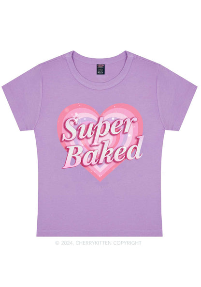 Super Baked Y2K Baby Tee Cherrykitten