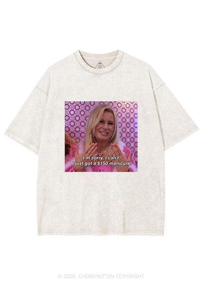 I Just Got Manicure Y2K Shirts Washed Tee Cherrykitten