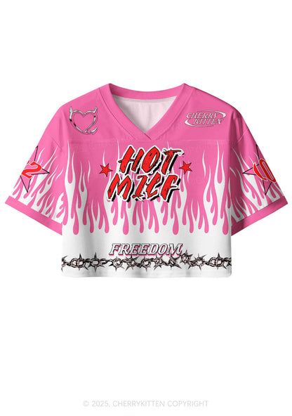 Custom Hot Mxxf Y2K Crop Sport Jersey Shirts Cherrykitten