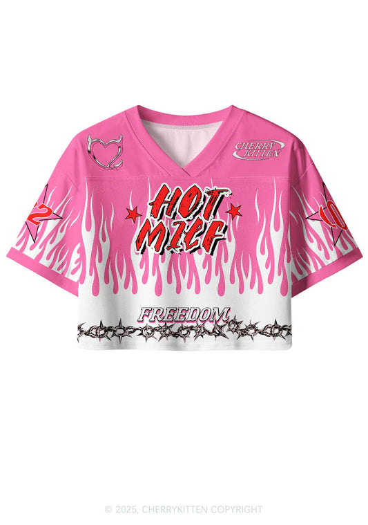 Custom Hot Mxxf Y2K Crop Sport Jersey Shirts Cherrykitten
