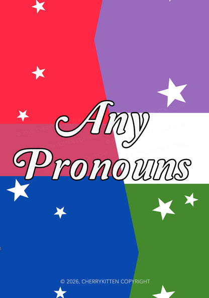 Any Pronouns 1Pc Y2K Pin Badge Cherrykitten