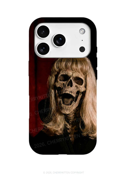 Halloween Blonde Skull Y2K Phone Case Cherrykitten