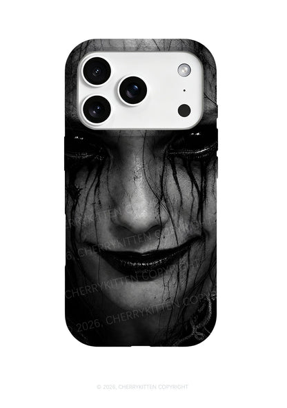 Halloween Black Tears Woman Y2K Phone Case Cherrykitten