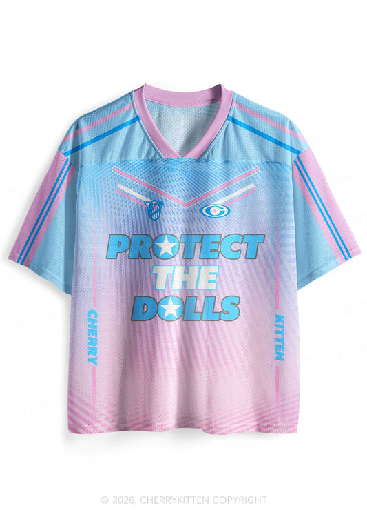Protect The Dolls Pride Y2K Sport Jersey Shirts Cherrykitten