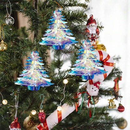 Y2K Rainbow Film Christmas Tree Pendants