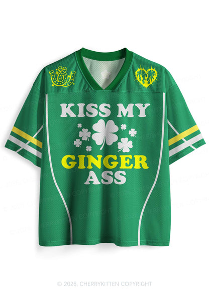 Custom Kiss My Ginger Axx St Patricks Y2K Sport Jersey Shirts Cherrykitten